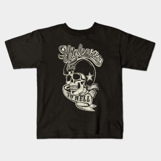 Biker Skull Kids T-Shirt